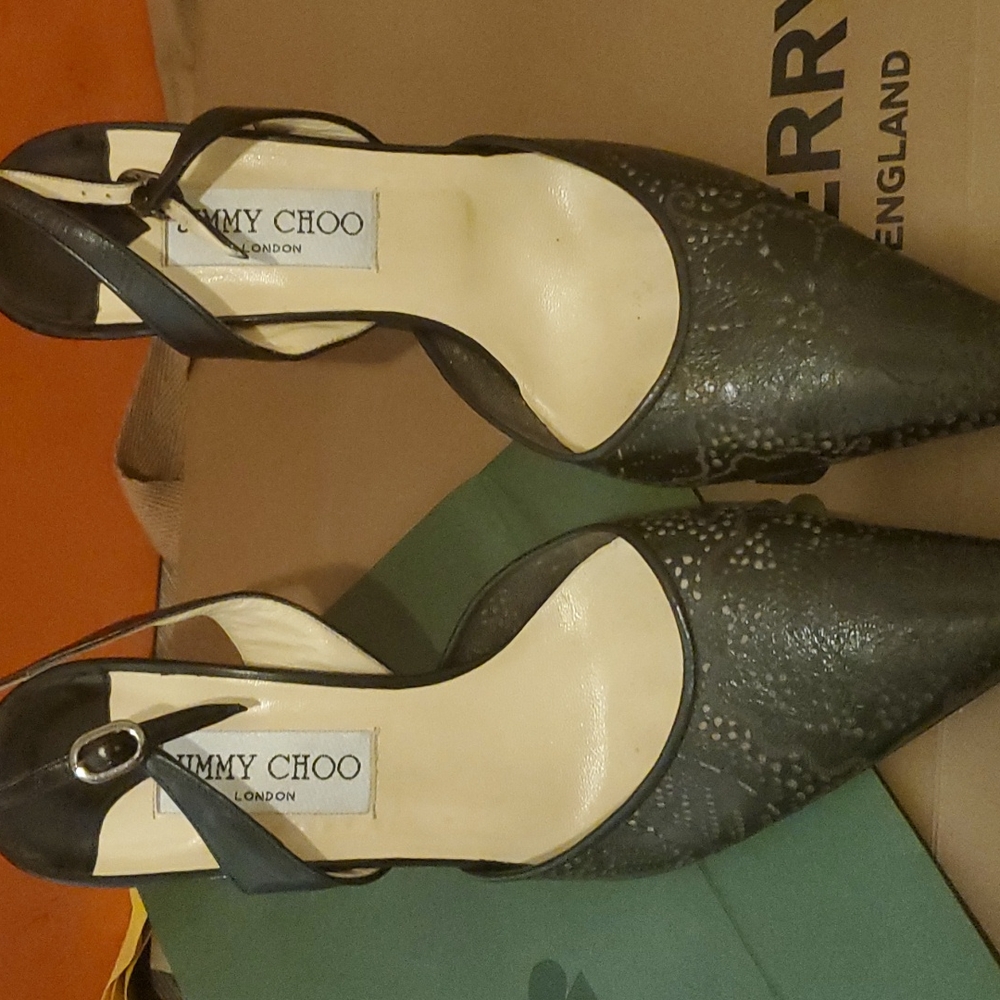 Jimmy Choo Mono Slingbacks